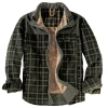American plaid shirt, Amazon jacket men's coat, cross-border fleece large size winter warm pure cotton jacket Specification image